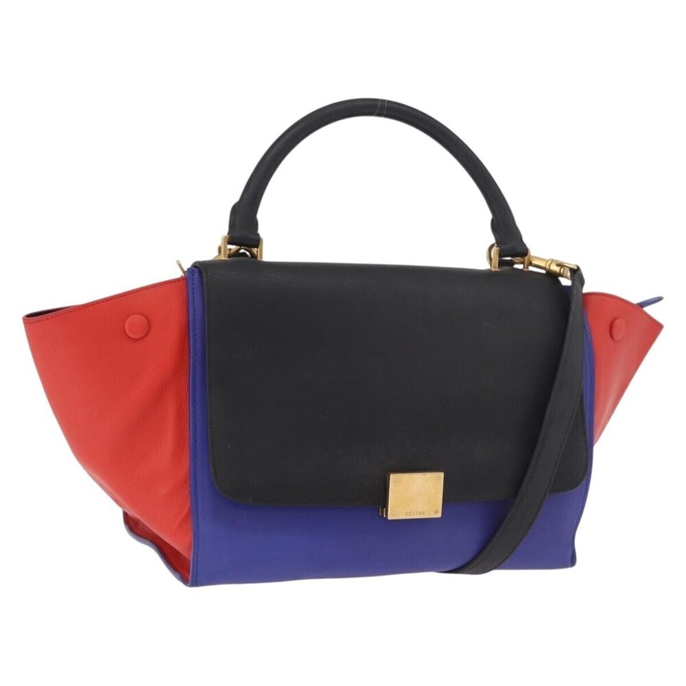 Celine Tricolor Trapeze Leather Medium